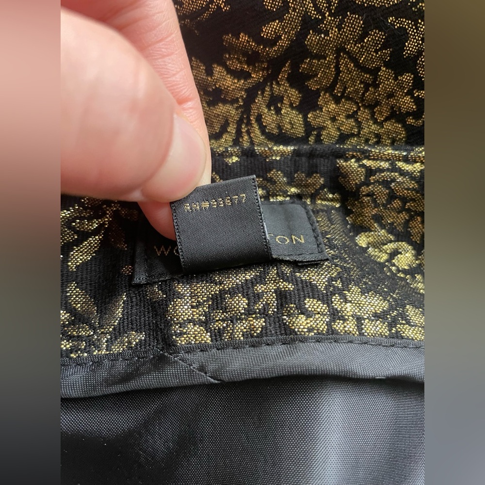 Worthington Golden Black Skirt Size 16 - Picture 7 of 8